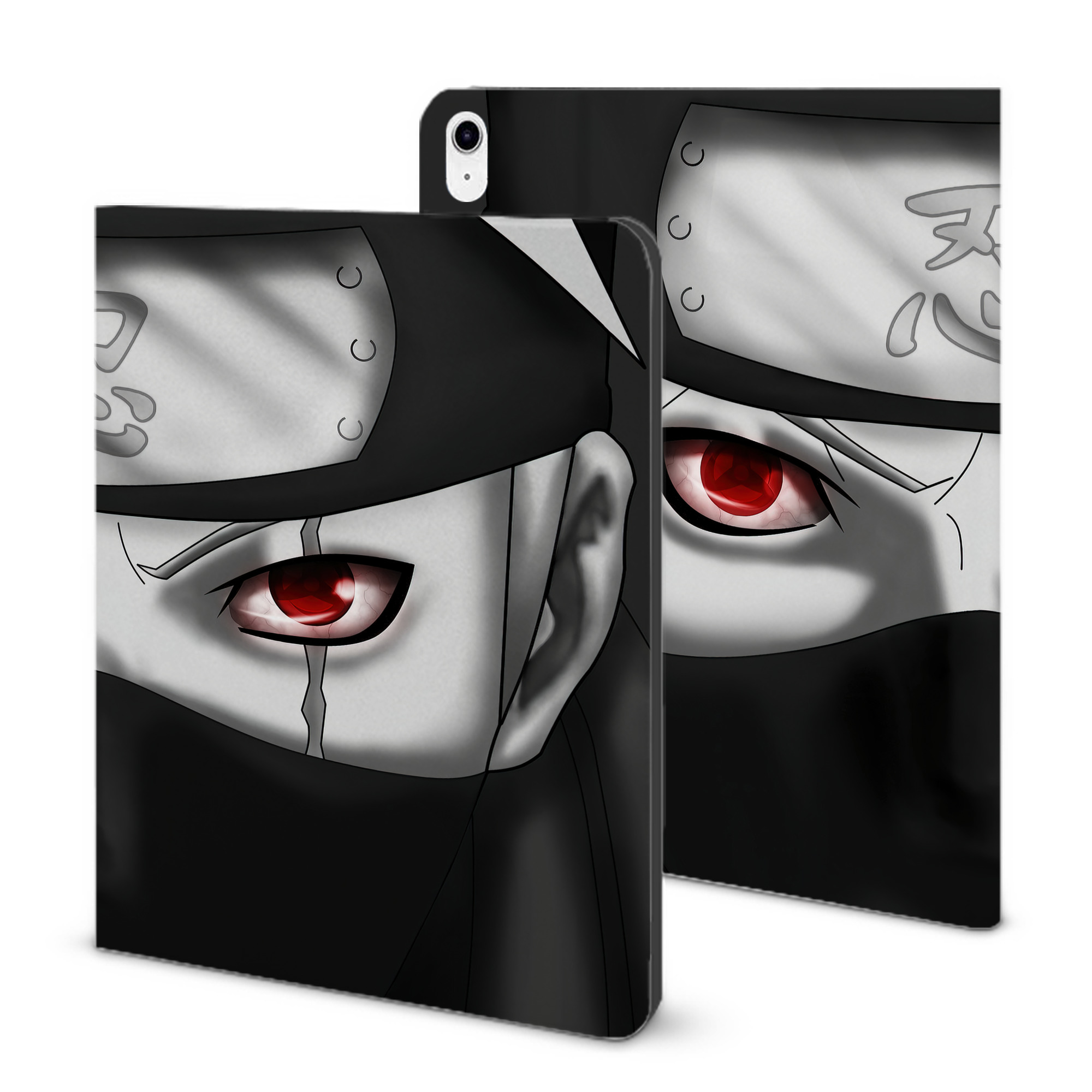 （画像用） NARUTO -ナルト- NARUTO -ナルト- 疾風伝 IPad ケース ブック型 PUレザー TPU 耐衝撃 軽量 薄型 ペン収納なし 全面保護 IPad 各モデル対応